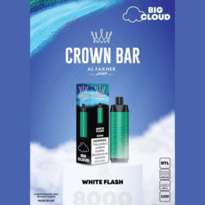 Al Fakher - Crown Bar 8000 Puff - White Flash