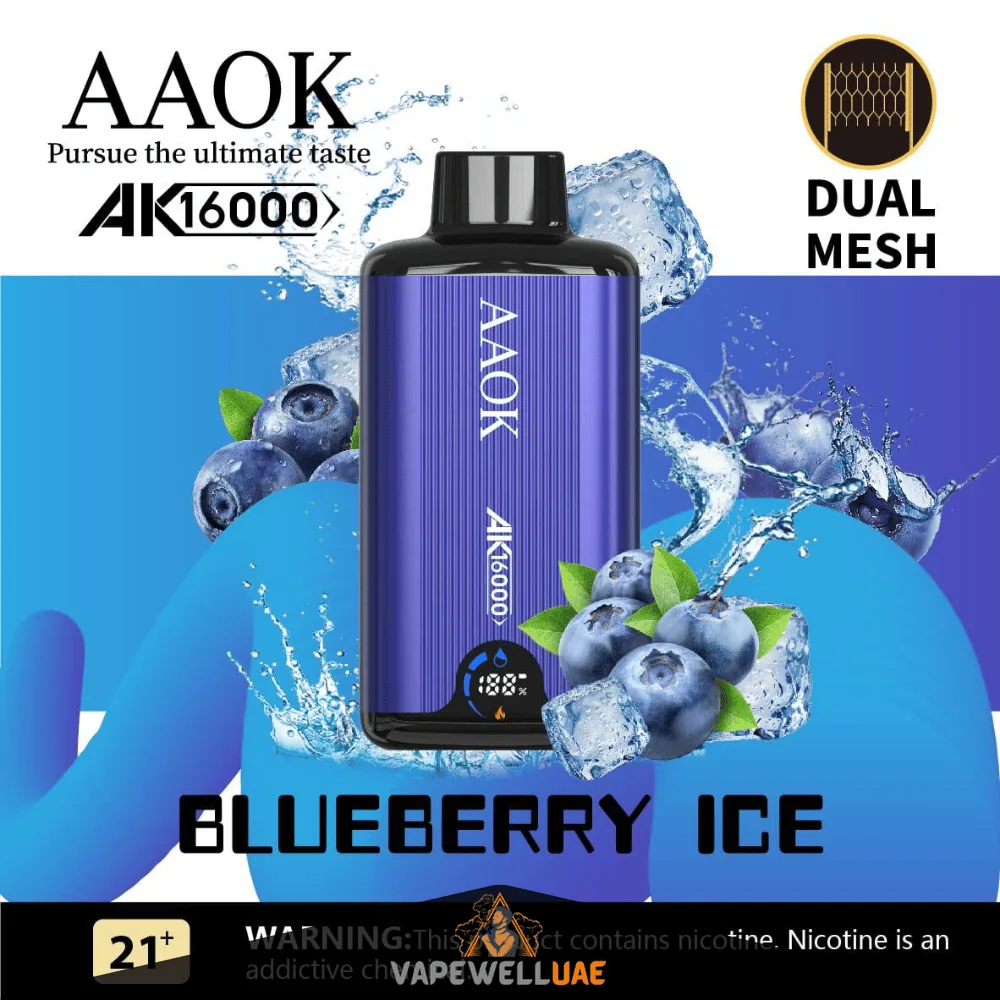 Wholesale AK16000 dual-mesh disposable vape, Adjustable airflow 16000  puffs. Manufacturer and Supplier