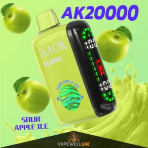 AAOK AK20000 Puffs - Sour Apple Ice